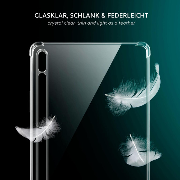 moex Aero Case Samsung Galaxy Tab S8 durchsichtig aus Silikon – Weiteres Produktbild 4