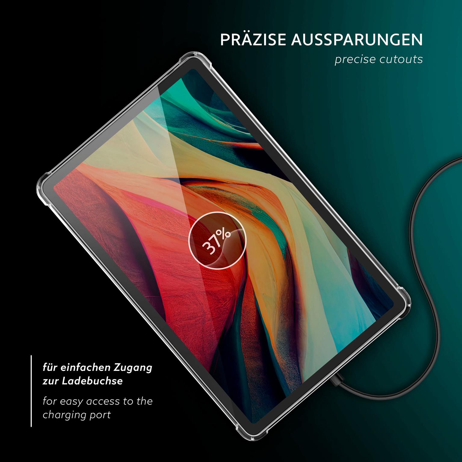 moex Aero Case Samsung Galaxy Tab S9 FE durchsichtig aus Silikon – Weiteres Produktbild 7 moex Aero Case Samsung Galaxy Tab S9 FE durchsichtig aus Silikon – Weiteres Produktbild 7