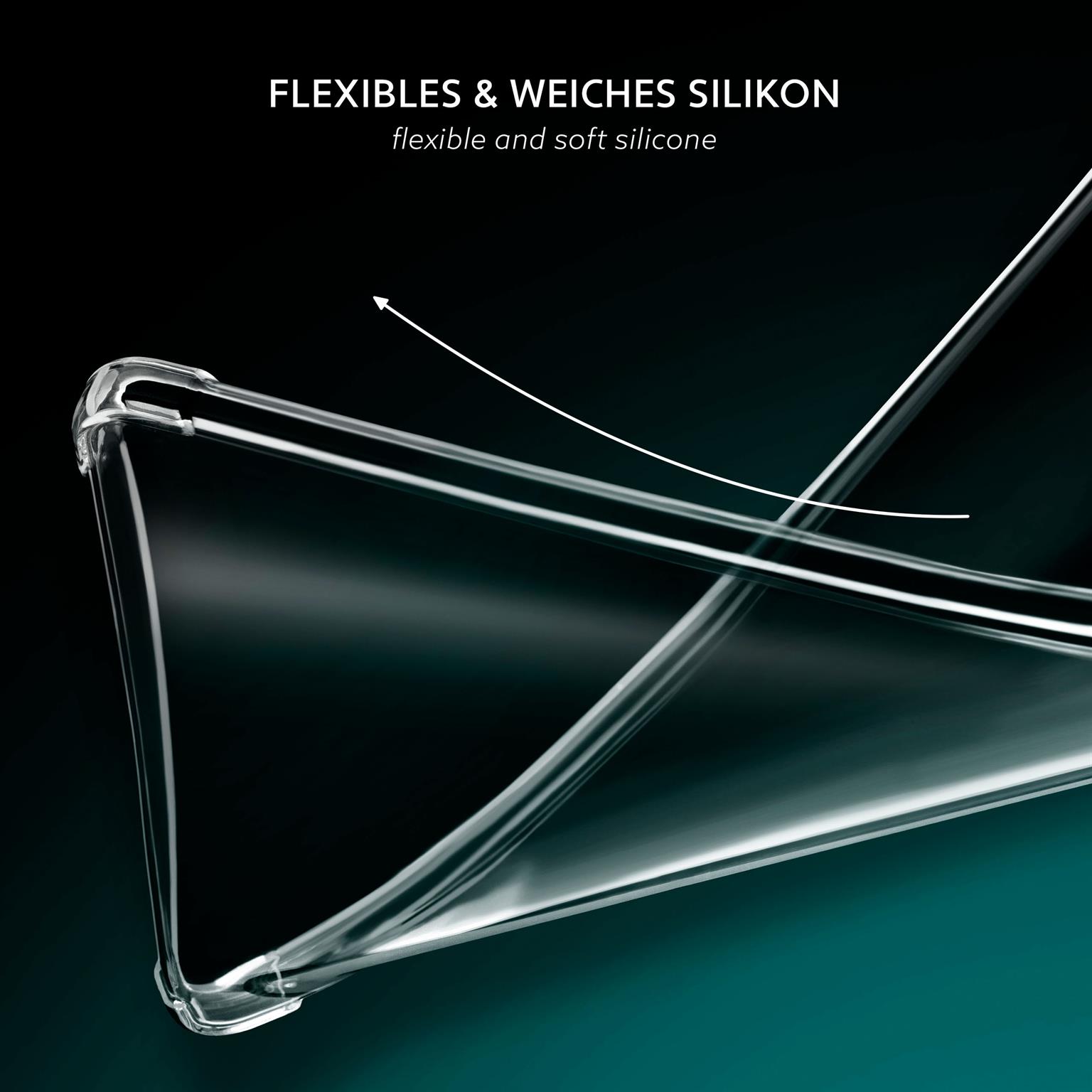 moex Aero Case Xiaomi Pad 6 durchsichtig aus Silikon – Weiteres Produktbild 4