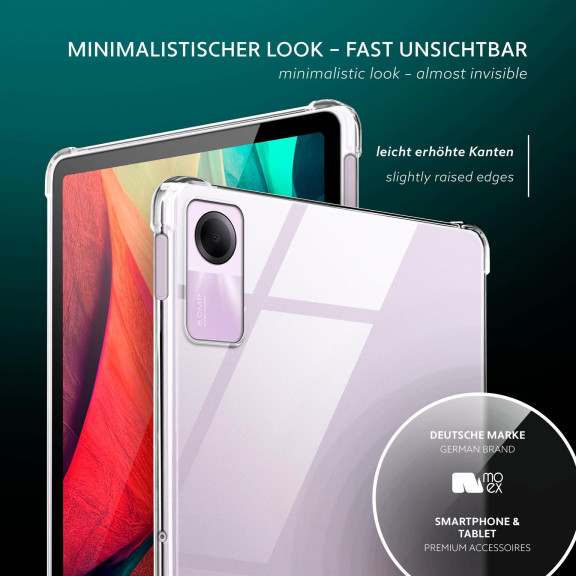 moex Aero Case Redmi Pad SE durchsichtig aus Silikon – Weiteres Produktbild 4