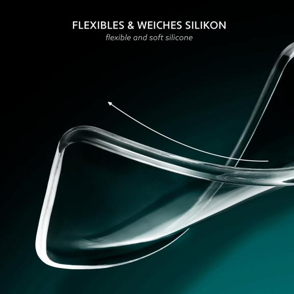 moex Aero Case iPhone 14 Pro Max durchsichtig aus Silikon – Weiteres Produktbild 5