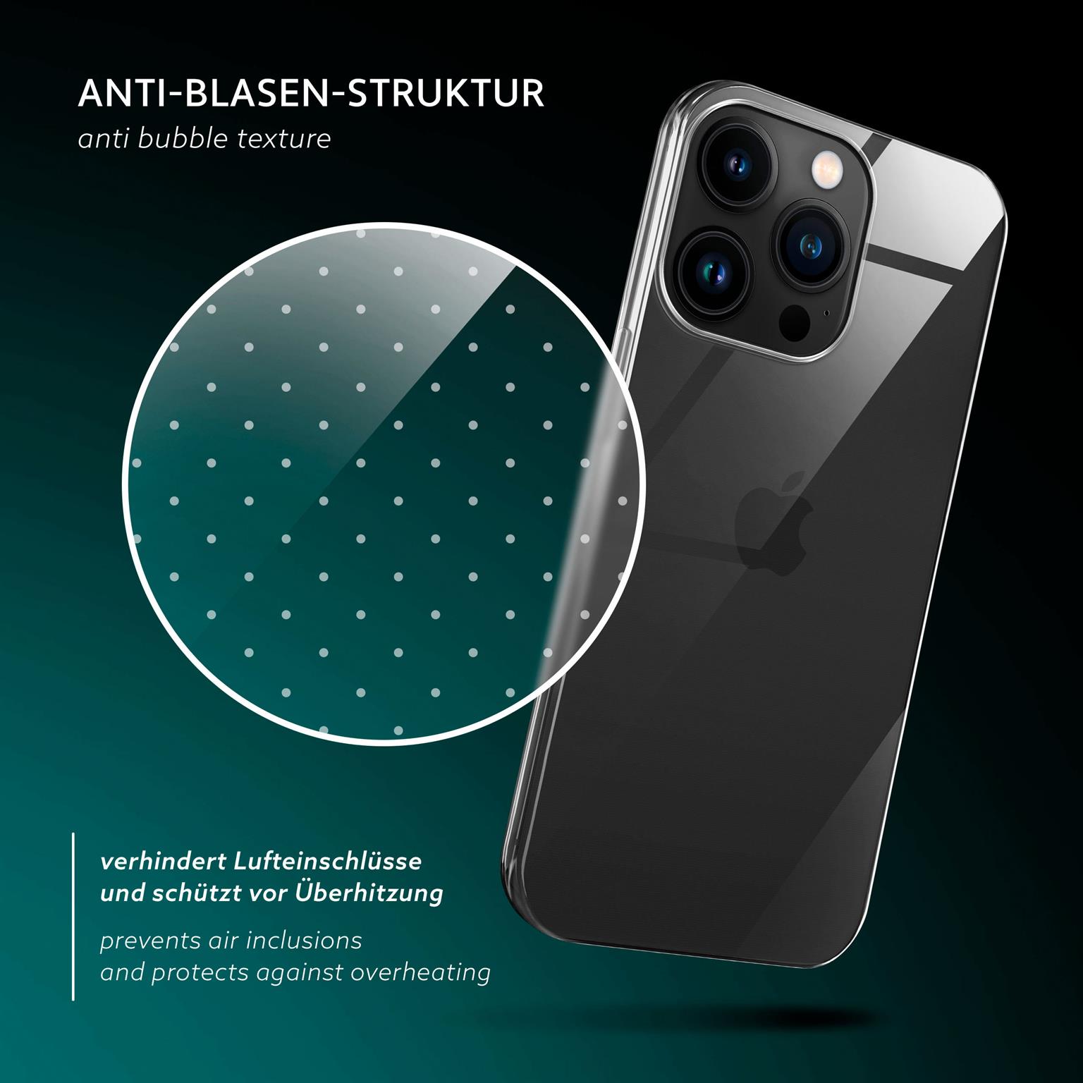 moex Aero Case iPhone 14 Pro Max durchsichtig aus Silikon – Weiteres Produktbild 5