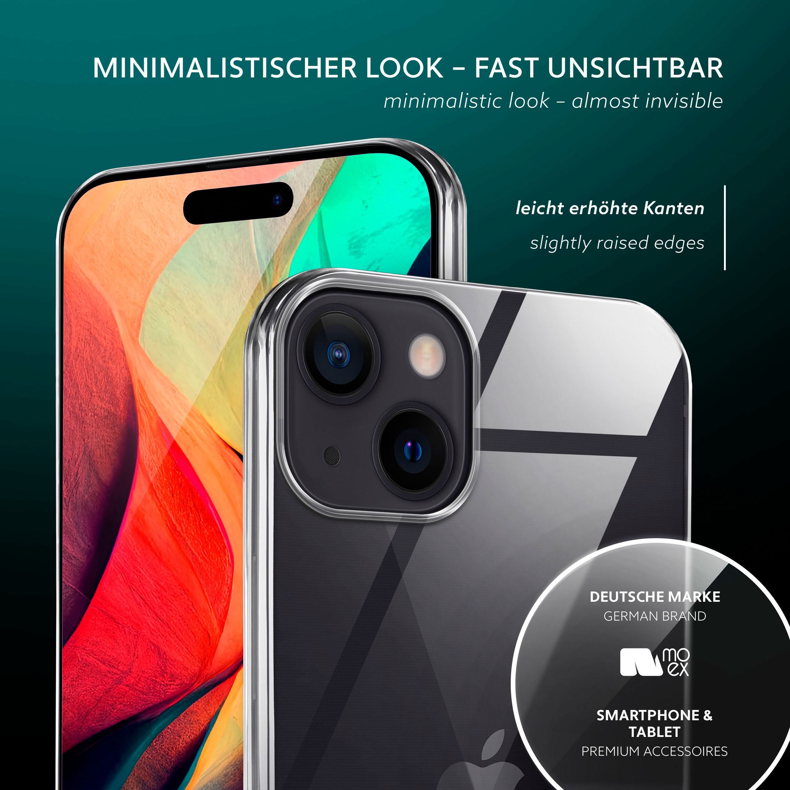 moex Aero Case iPhone 15 Plus durchsichtig aus Silikon – Weiteres Produktbild 4