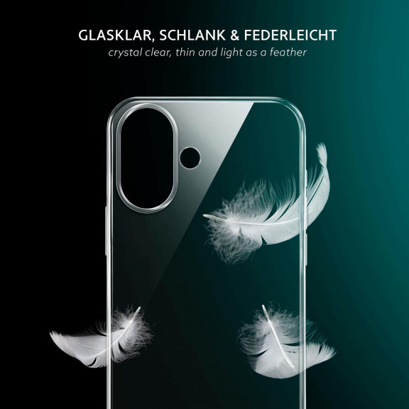 moex Aero Case iPhone 16 Plus durchsichtig aus Silikon – Weiteres Produktbild 3