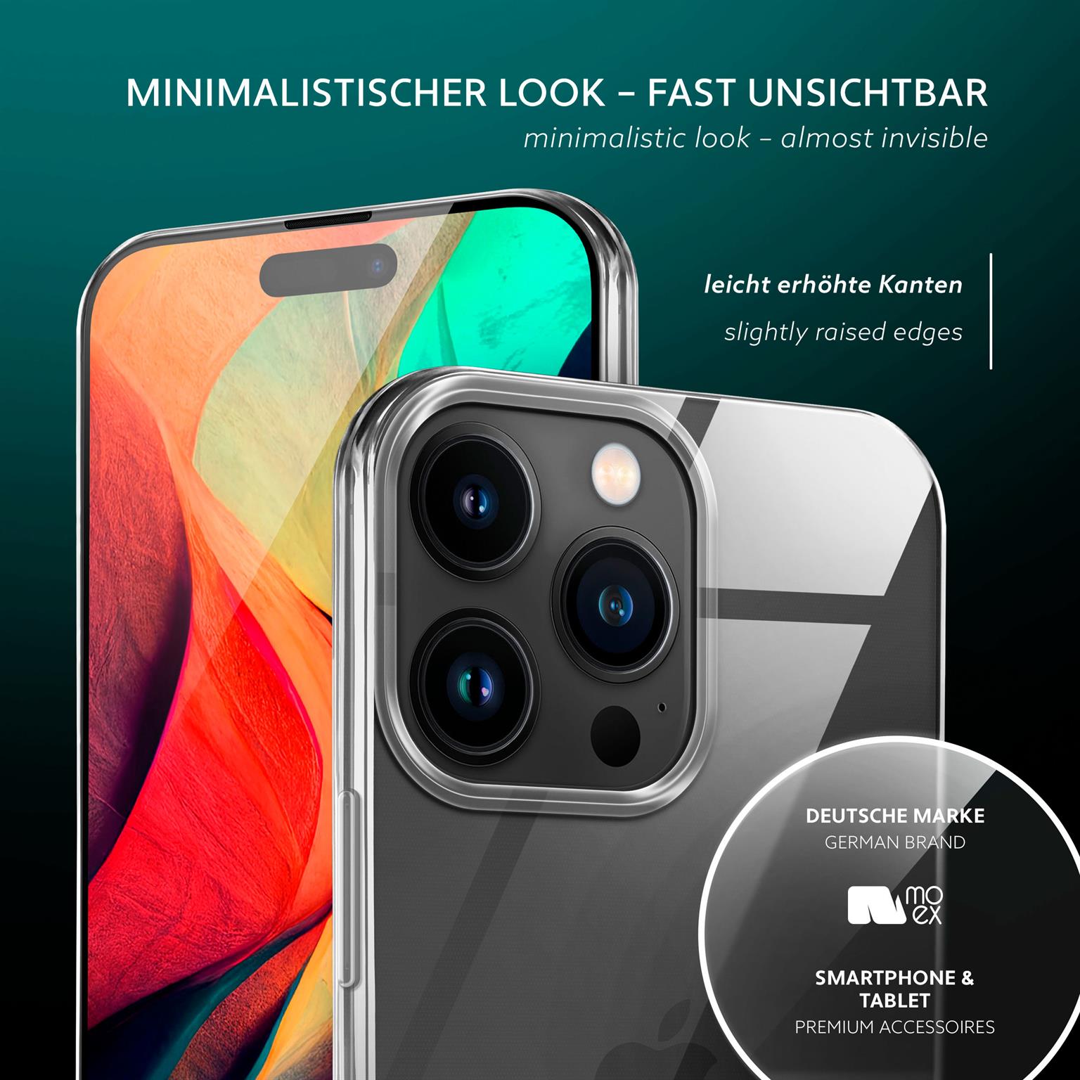 moex Aero Case iPhone 16 Pro Max durchsichtig aus Silikon – Weiteres Produktbild 4 moex Aero Case iPhone 16 Pro Max durchsichtig aus Silikon – Weiteres Produktbild 4