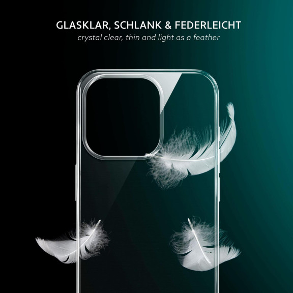moex Aero Case iPhone 16 Pro durchsichtig aus Silikon – Weiteres Produktbild 3