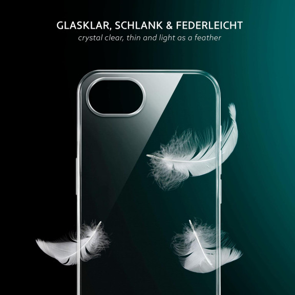 moex Aero Case iPhone 16e durchsichtig aus Silikon – Weiteres Produktbild 3