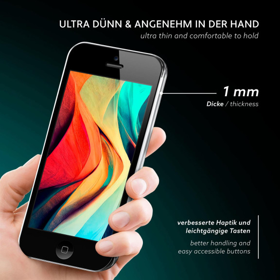 moex Aero Case iPhone 5 durchsichtig aus Silikon – Weiteres Produktbild 2