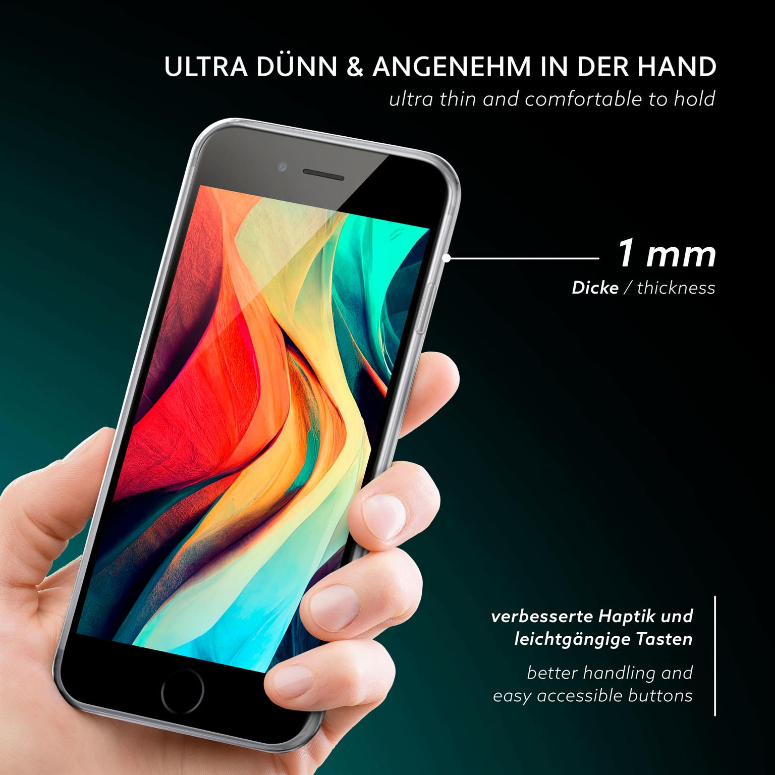 moex Aero Case iPhone 6 Plus durchsichtig aus Silikon – Weiteres Produktbild 2 moex Aero Case iPhone 6 Plus durchsichtig aus Silikon – Weiteres Produktbild 2