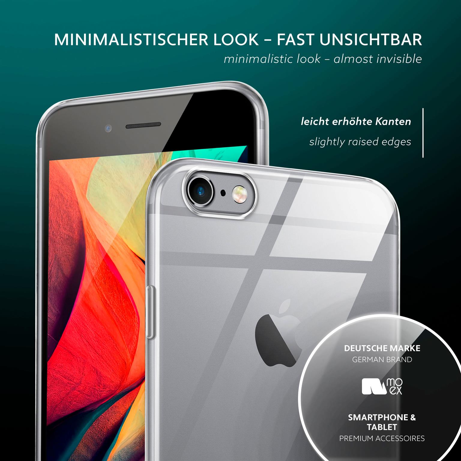 moex Aero Case iPhone 6s durchsichtig aus Silikon – Weiteres Produktbild 3
