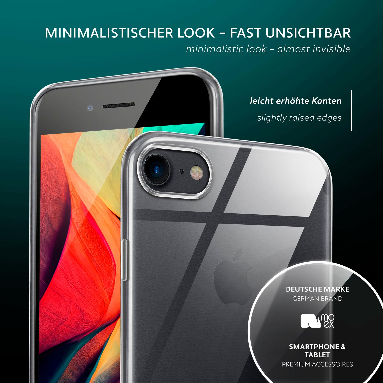 moex Aero Case iPhone 7 durchsichtig aus Silikon – Weiteres Produktbild 3