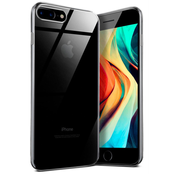 moex Aero Case iPhone 8 Plus durchsichtig aus Silikon – Weiteres Produktbild 1