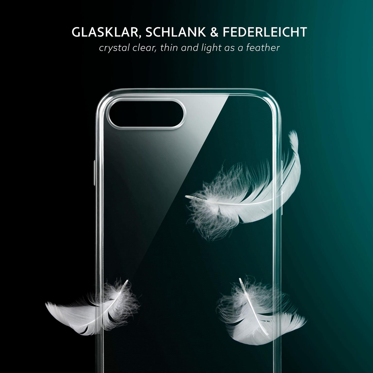 moex Aero Case iPhone 8 Plus durchsichtig aus Silikon – Weiteres Produktbild 2