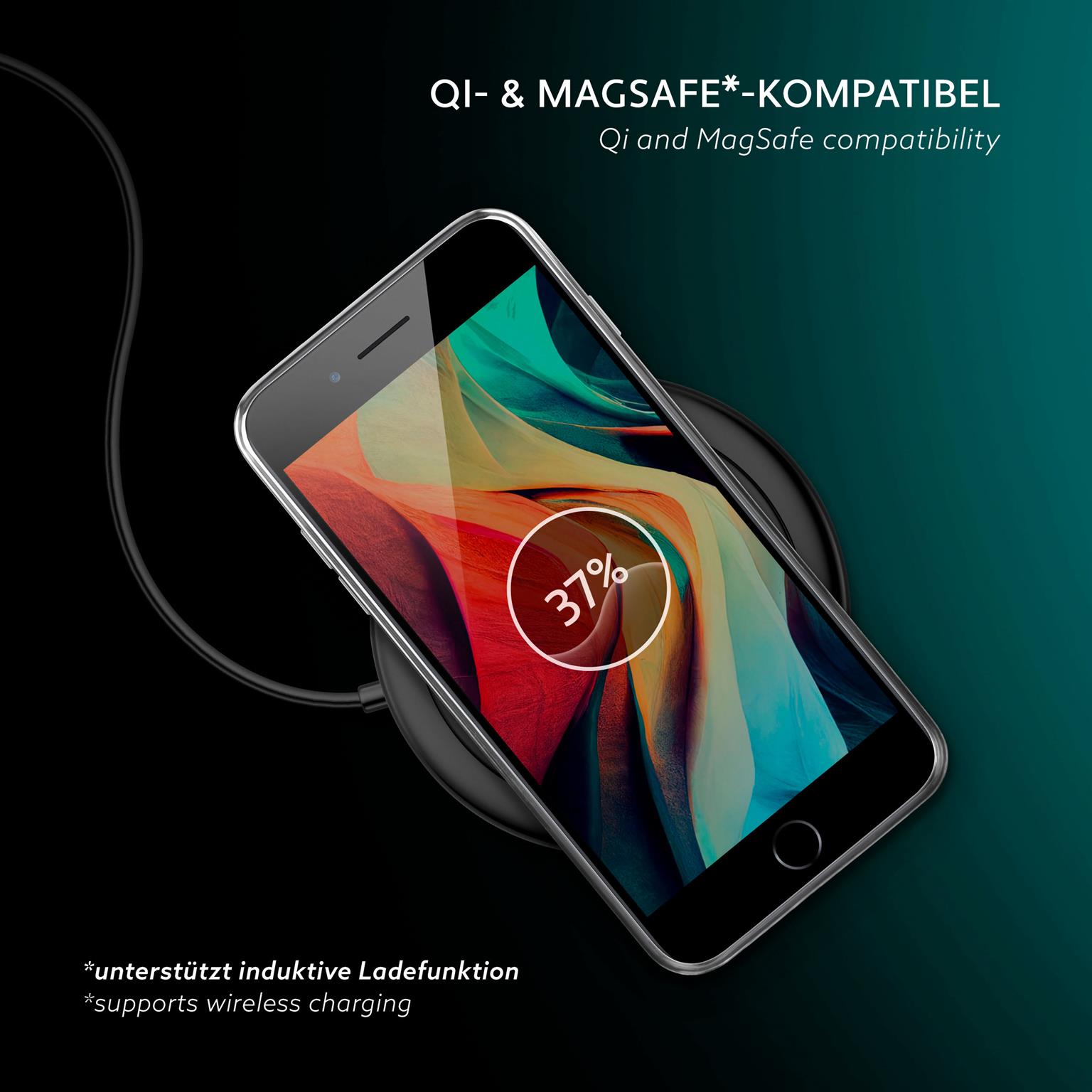 moex Aero Case iPhone 8 Plus durchsichtig aus Silikon – Weiteres Produktbild 6