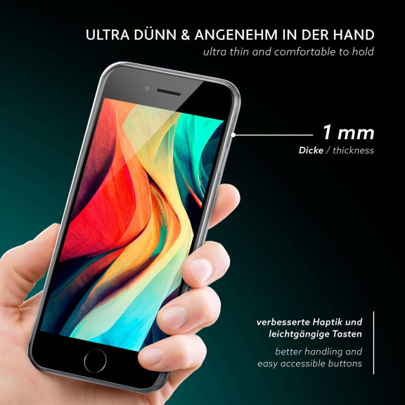 moex Aero Case iPhone 8 durchsichtig aus Silikon – Weiteres Produktbild 2 moex Aero Case iPhone 8 durchsichtig aus Silikon – Weiteres Produktbild 2