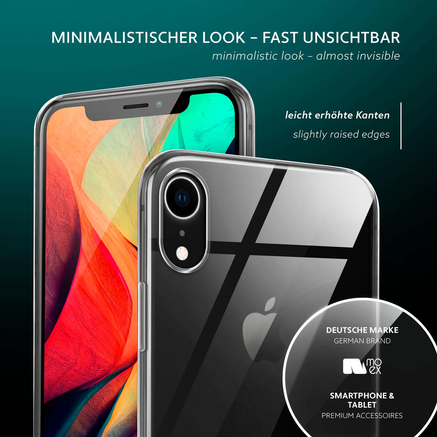 moex Aero Case iPhone XR durchsichtig aus Silikon – Weiteres Produktbild 4