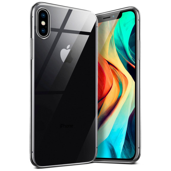 moex Aero Case iPhone XS durchsichtig aus Silikon – Weiteres Produktbild 1