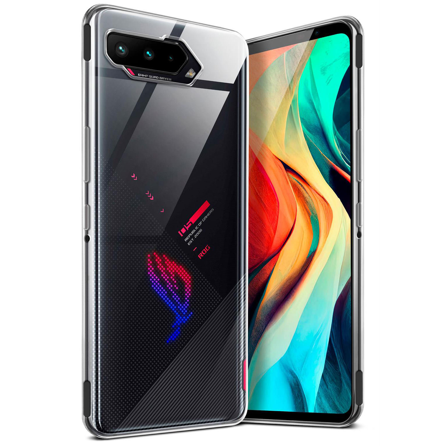 moex Aero Case Asus ROG Phone 5s Pro durchsichtig aus Silikon – undefined