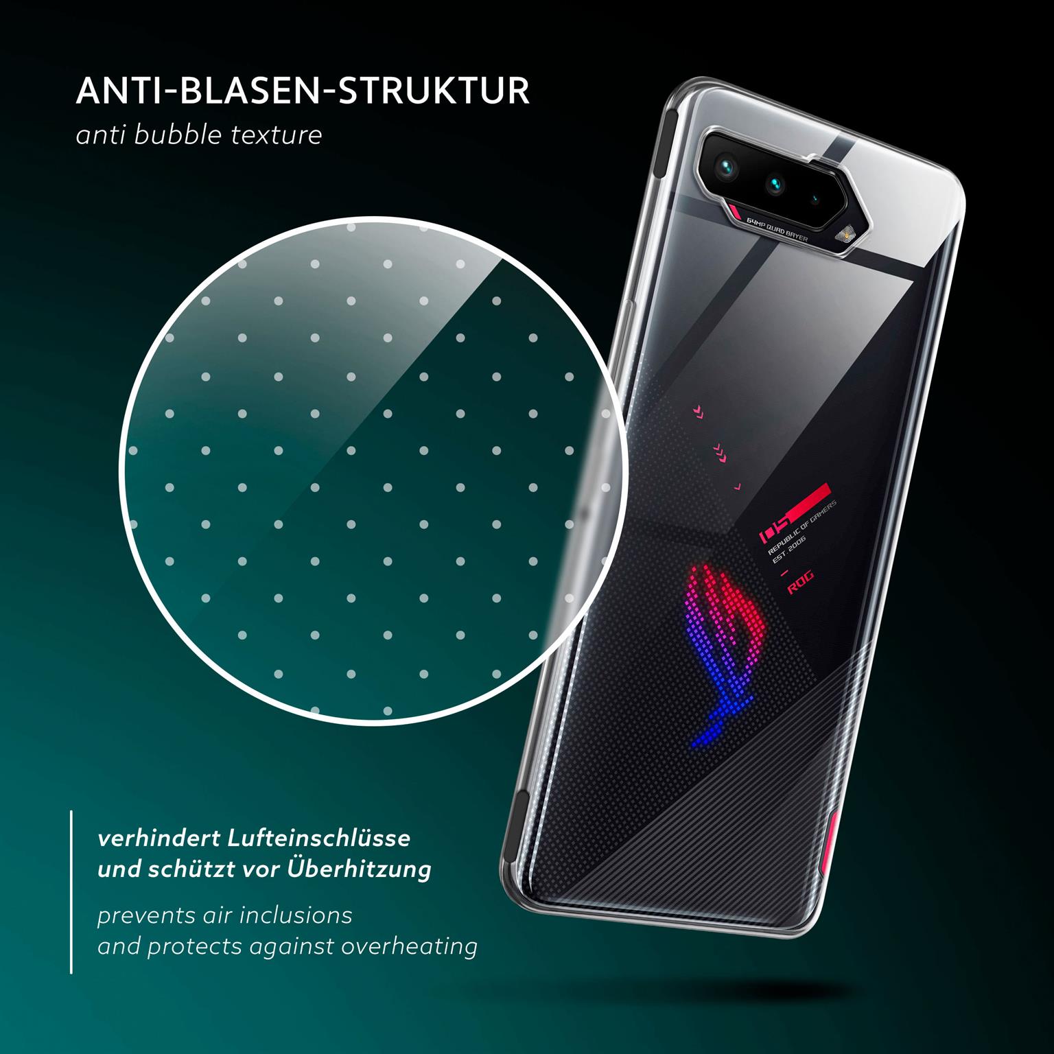 moex Aero Case Asus ROG Phone 5s Pro durchsichtig aus Silikon – Weiteres Produktbild 6 moex Aero Case Asus ROG Phone 5s Pro durchsichtig aus Silikon – Weiteres Produktbild 6