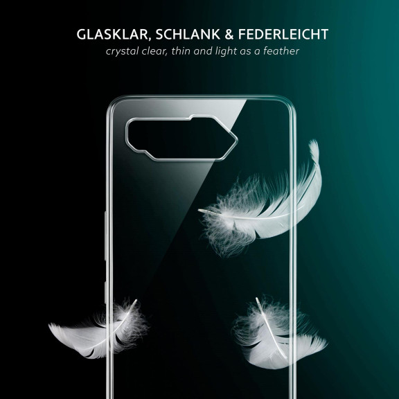 moex Aero Case Asus ROG Phone 5s durchsichtig aus Silikon – Weiteres Produktbild 3