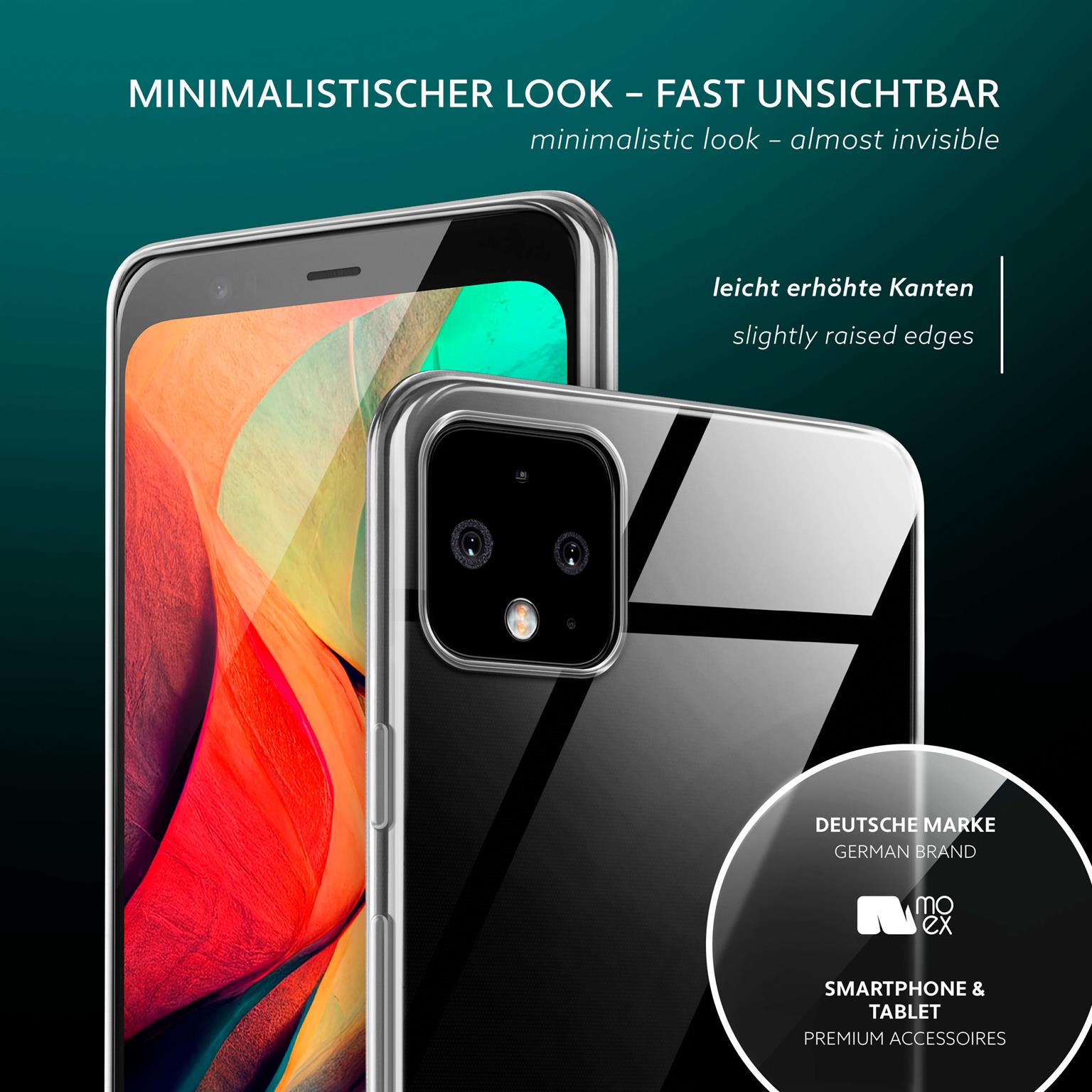 moex Aero Case Google Pixel 4 durchsichtig aus Silikon – Weiteres Produktbild 3