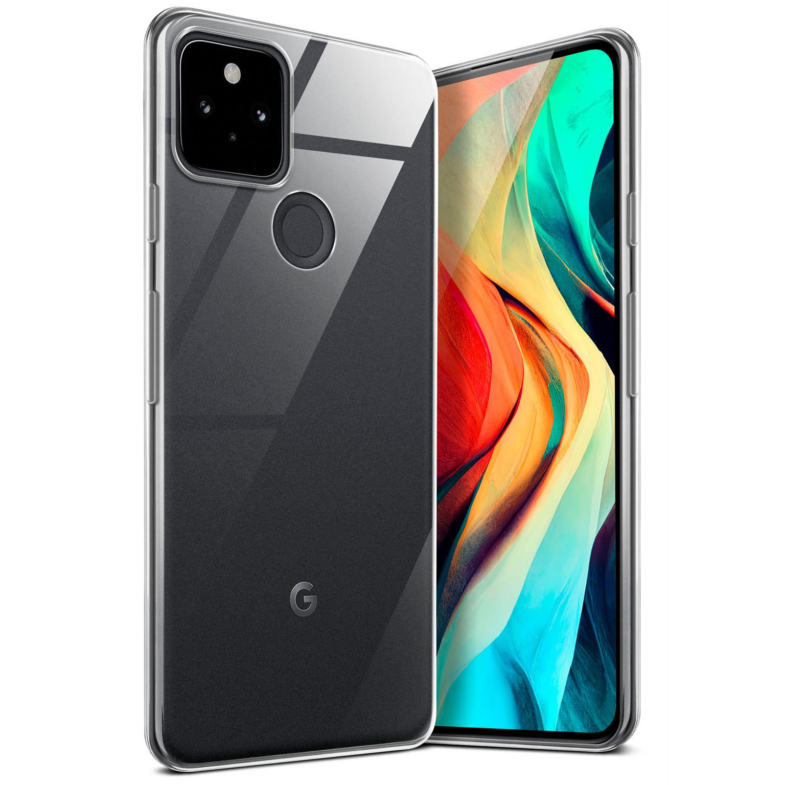 moex Aero Case Google Pixel 5 durchsichtig aus Silikon – undefined