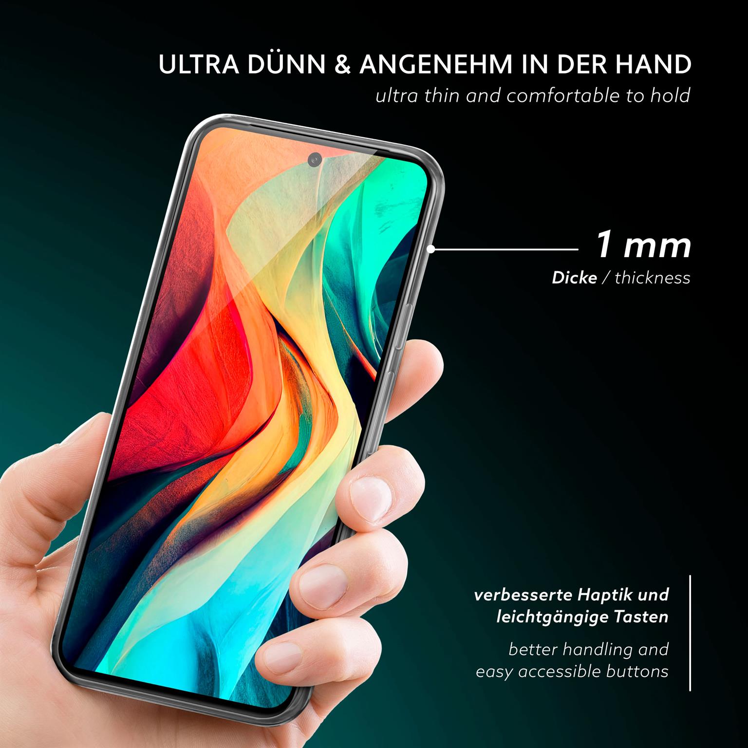 moex Aero Case Google Pixel 8 Pro durchsichtig aus Silikon – Weiteres Produktbild 2