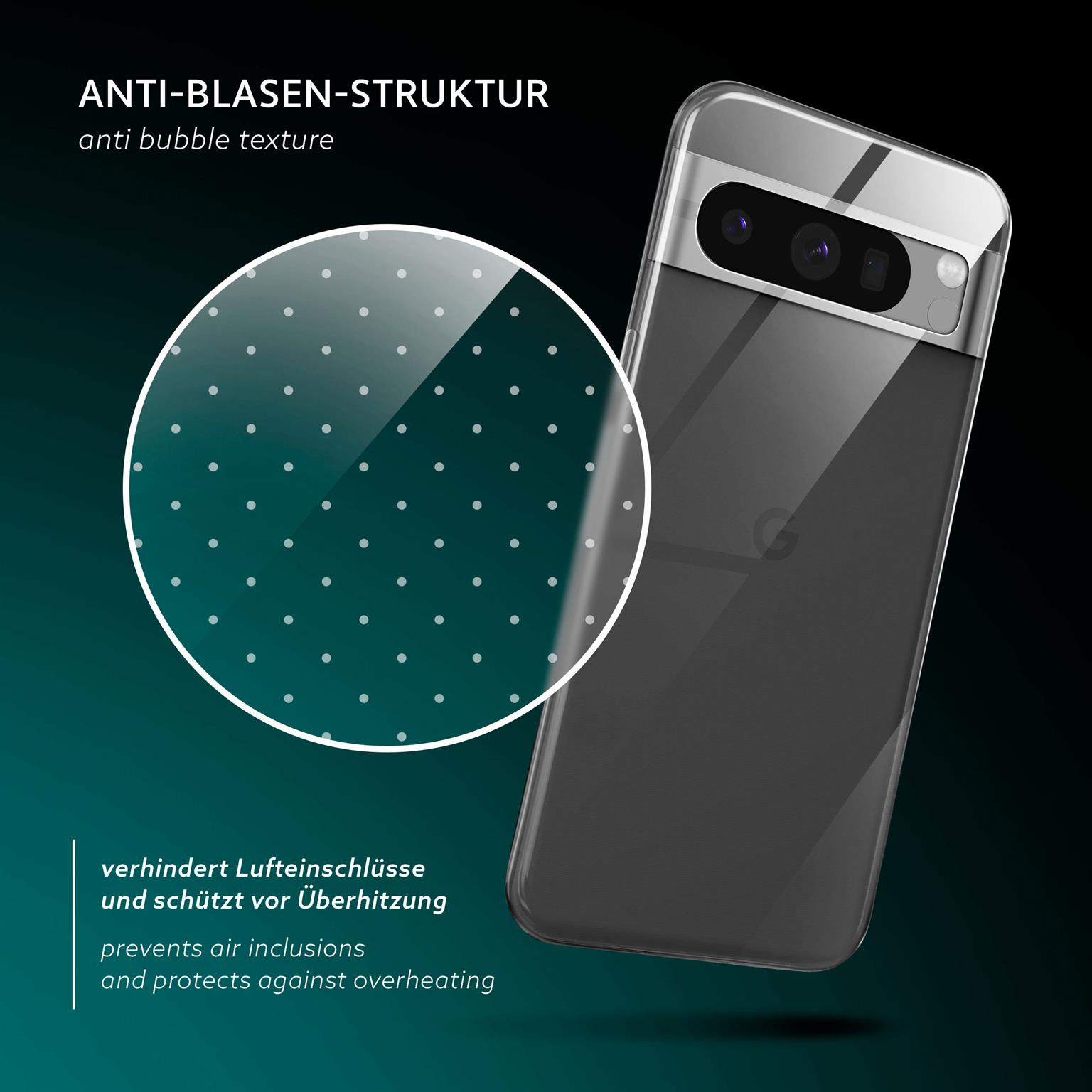 moex Aero Case Google Pixel 8 Pro durchsichtig aus Silikon – Weiteres Produktbild 6
