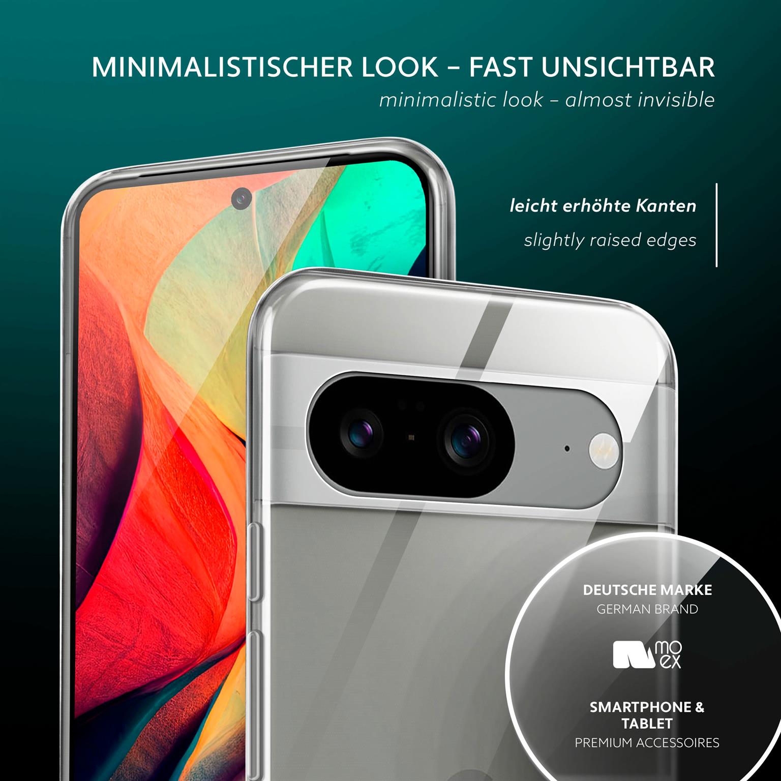 moex Aero Case Google Pixel 8 durchsichtig aus Silikon – Weiteres Produktbild 4