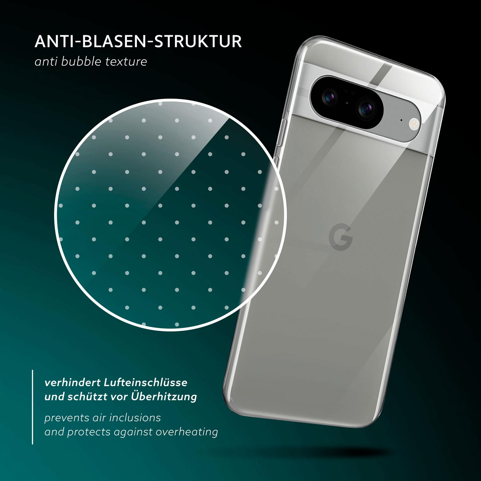 moex Aero Case Google Pixel 8 durchsichtig aus Silikon – Weiteres Produktbild 6