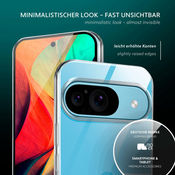 moex Aero Case Google Pixel 9 durchsichtig aus Silikon – Weiteres Produktbild 4