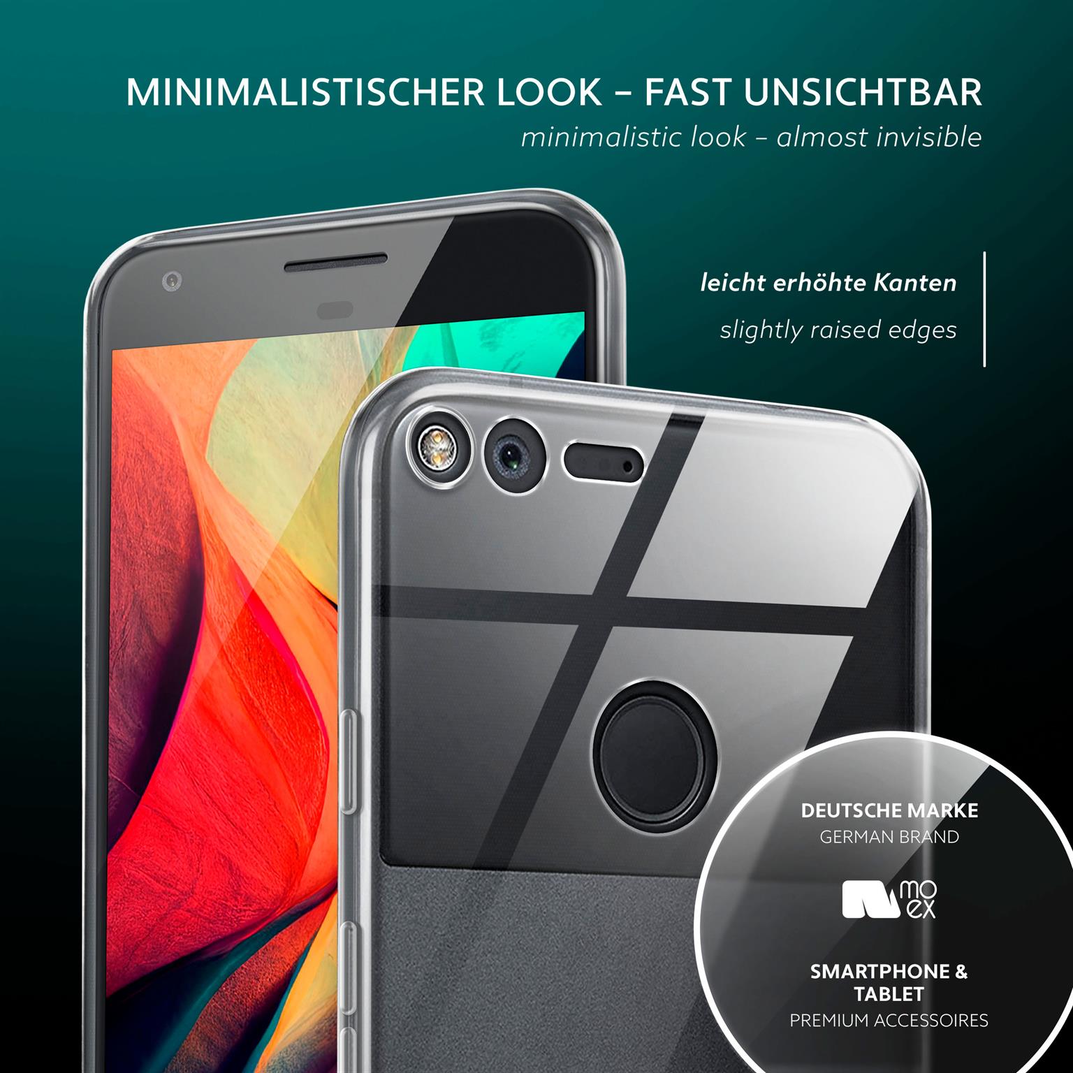 moex Aero Case Google Pixel XL durchsichtig aus Silikon – Weiteres Produktbild 4