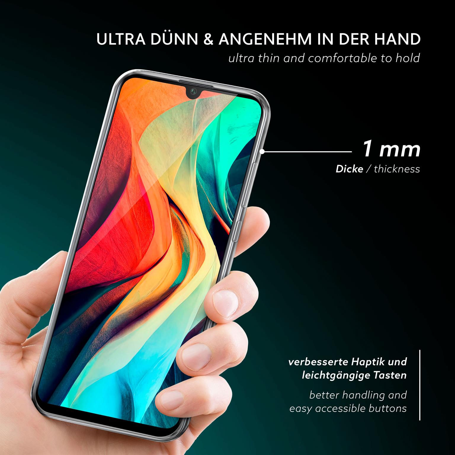 moex Aero Case Honor 20 Lite durchsichtig aus Silikon – Weiteres Produktbild 1