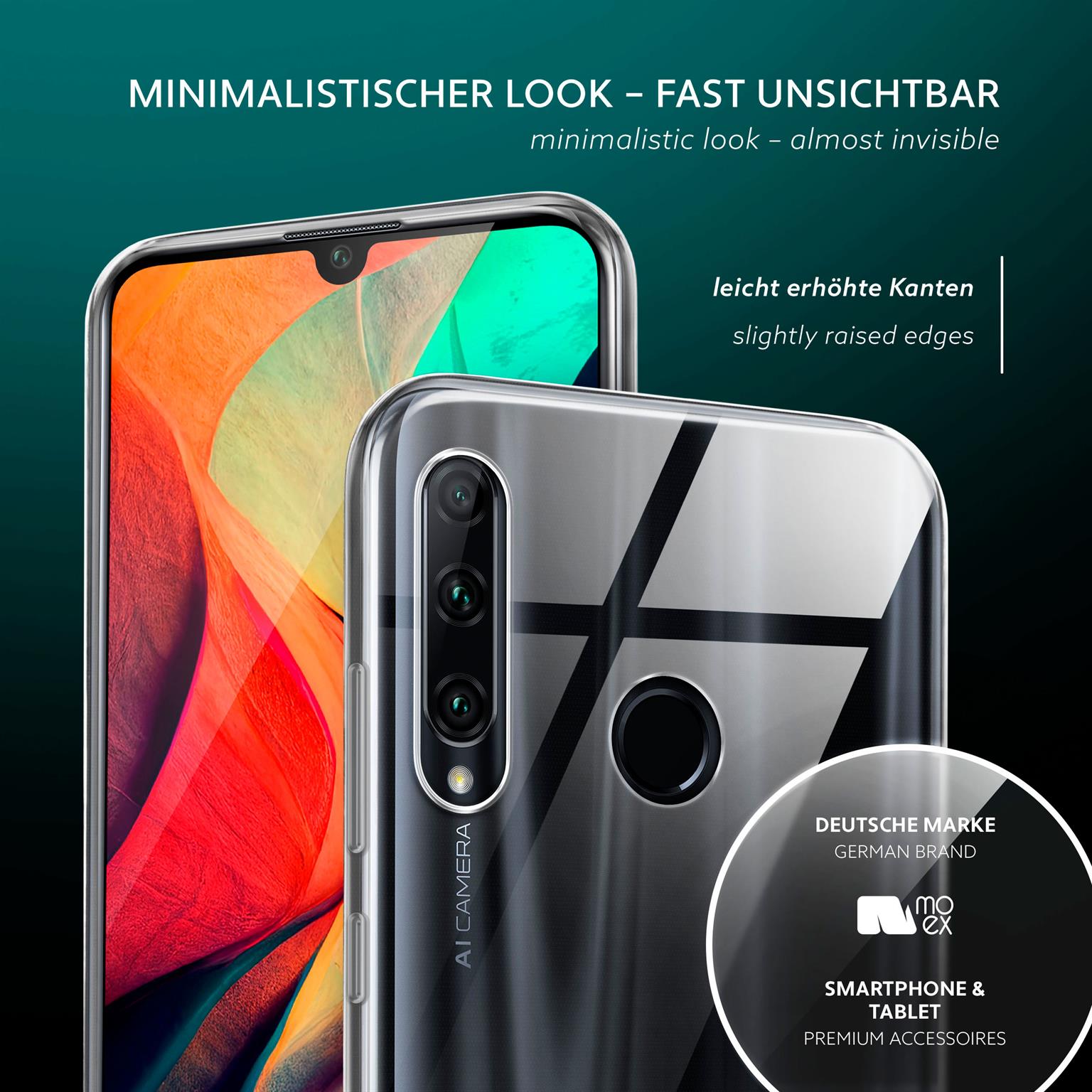 moex Aero Case Honor 20 Lite durchsichtig aus Silikon – Weiteres Produktbild 3