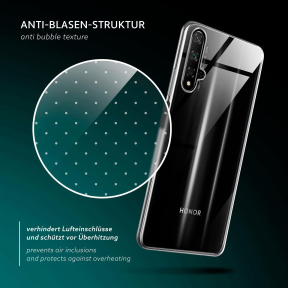 moex Aero Case Honor 20 durchsichtig aus Silikon – Weiteres Produktbild 6
