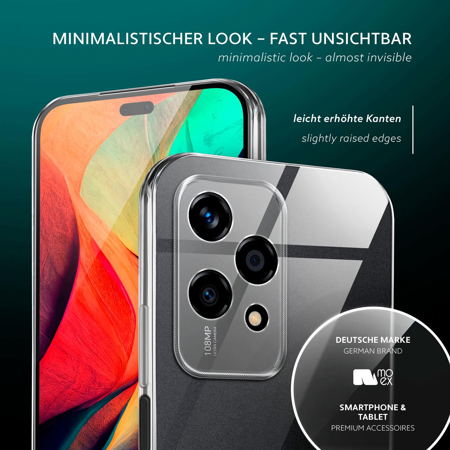 moex Aero Case Honor 200 Lite durchsichtig aus Silikon – Weiteres Produktbild 3