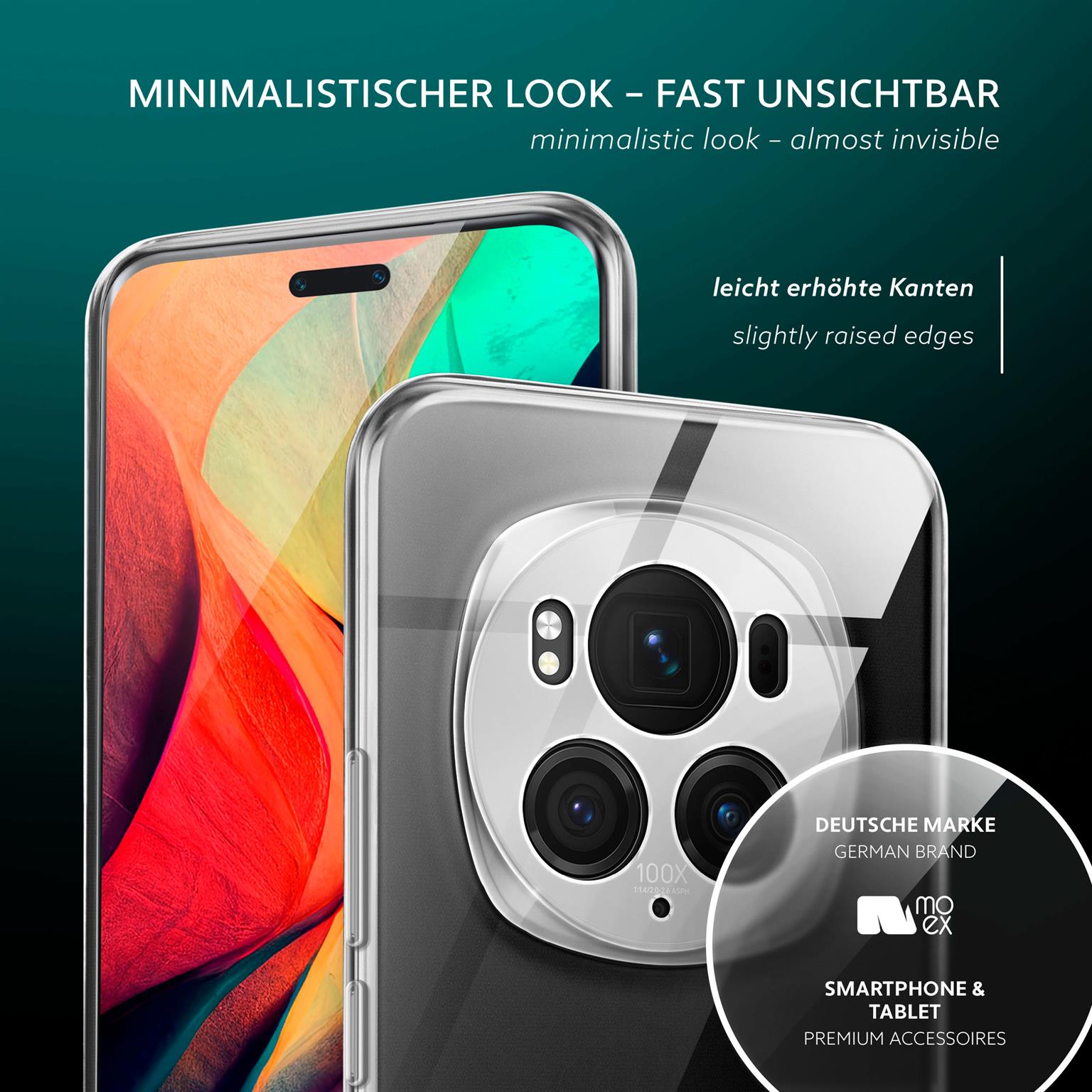 moex Aero Case Honor Magic6 Pro durchsichtig aus Silikon – Weiteres Produktbild 4