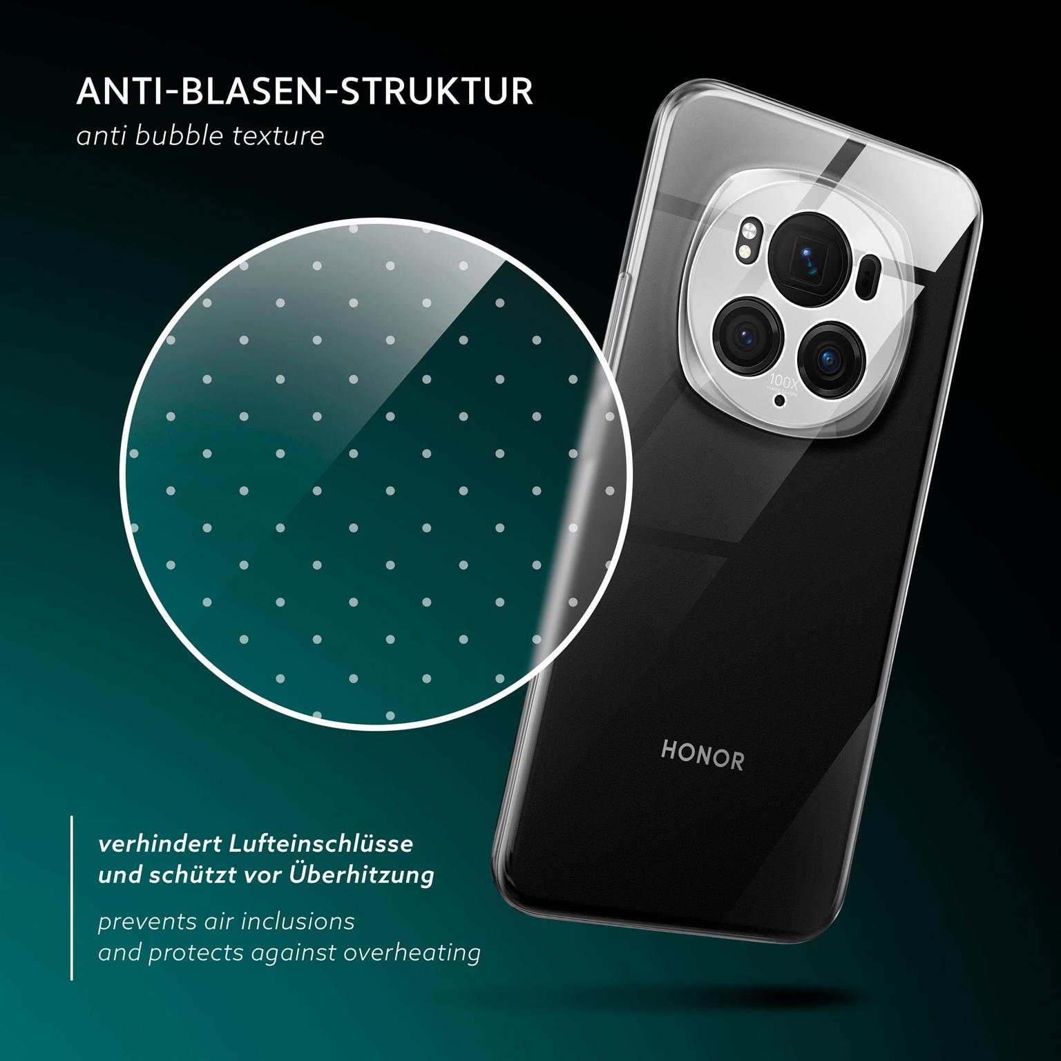 moex Aero Case Honor Magic6 Pro durchsichtig aus Silikon – Weiteres Produktbild 6
