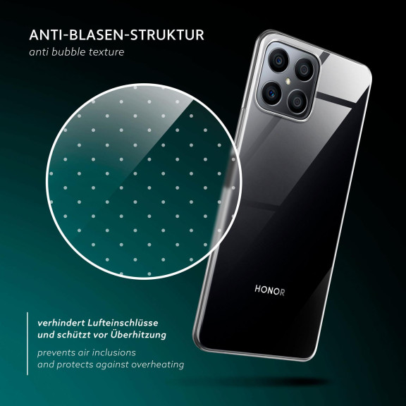 moex Aero Case Honor X8 (4G) durchsichtig aus Silikon – Weiteres Produktbild 6