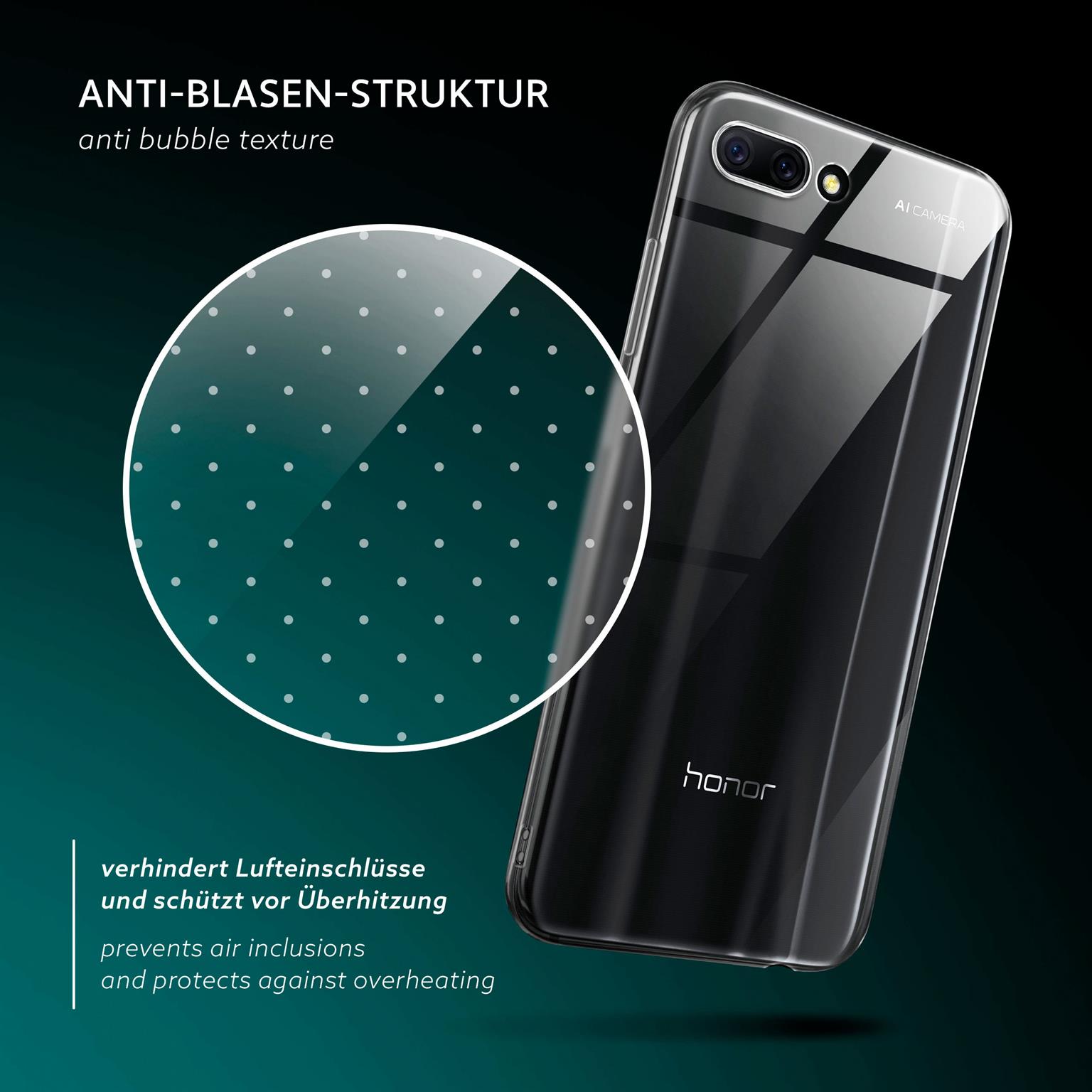 moex Aero Case Huawei Honor 10 durchsichtig aus Silikon – Weiteres Produktbild 6