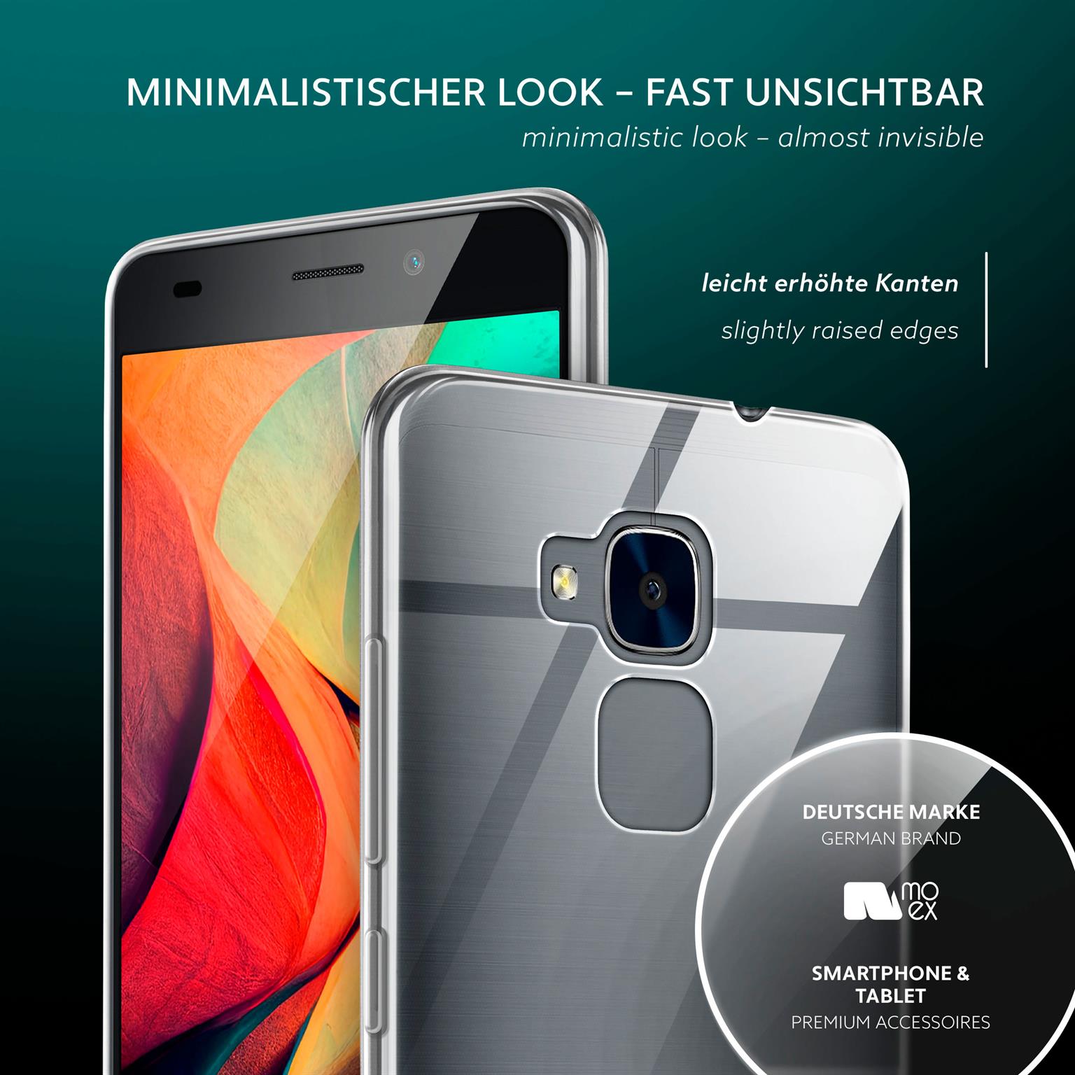 moex Aero Case Huawei Honor 5C durchsichtig aus Silikon – Weiteres Produktbild 3