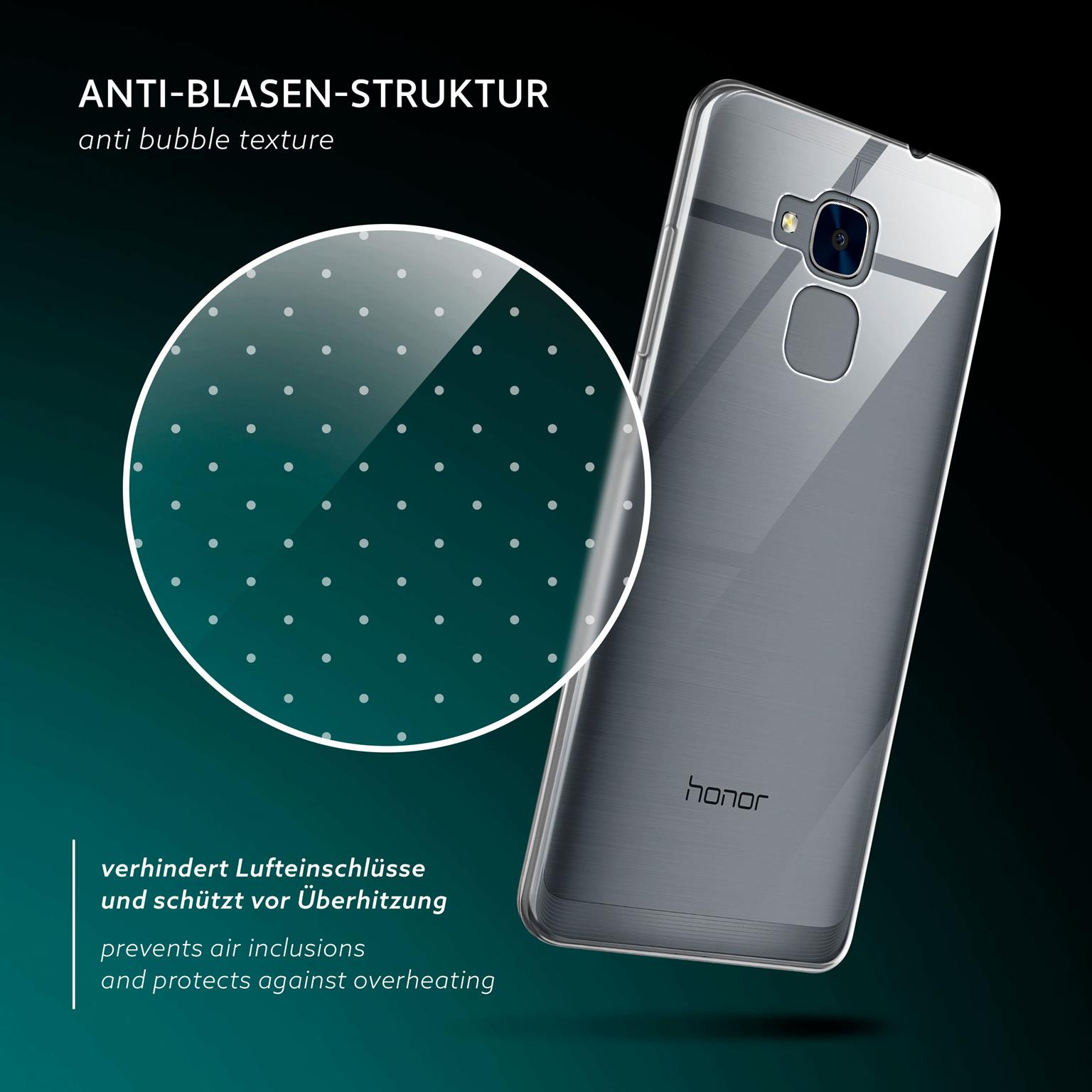 moex Aero Case Huawei Honor 5C durchsichtig aus Silikon – Weiteres Produktbild 5