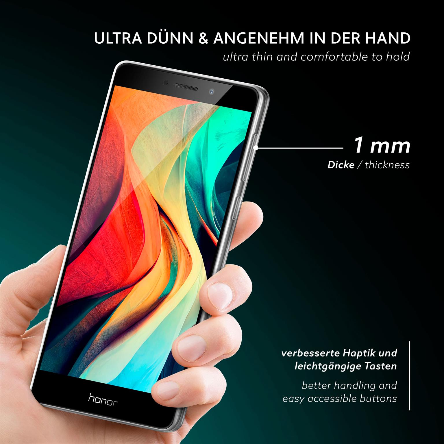 moex Aero Case Huawei Honor 6X durchsichtig aus Silikon – Weiteres Produktbild 1