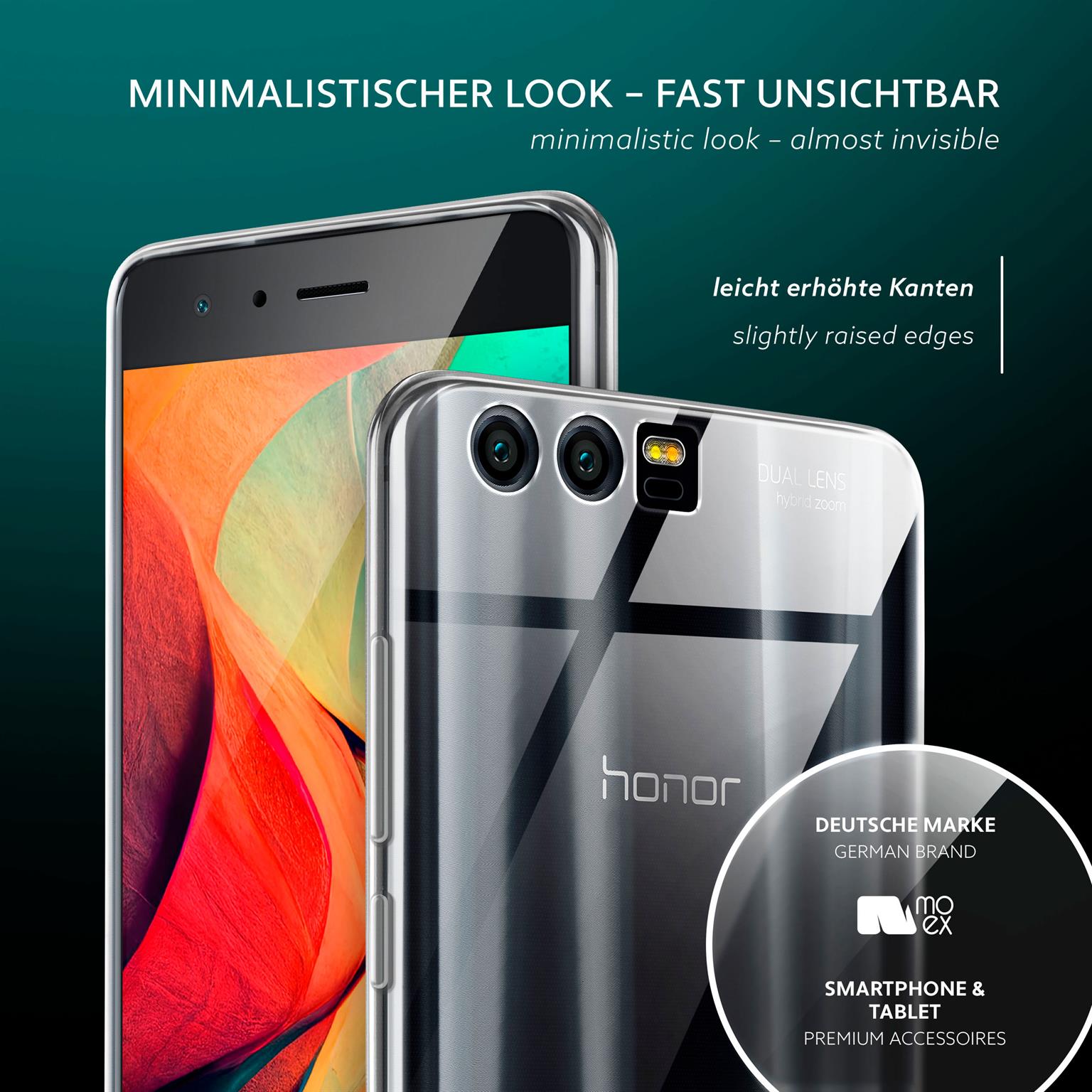 moex Aero Case Huawei Honor 9 durchsichtig aus Silikon – Weiteres Produktbild 4