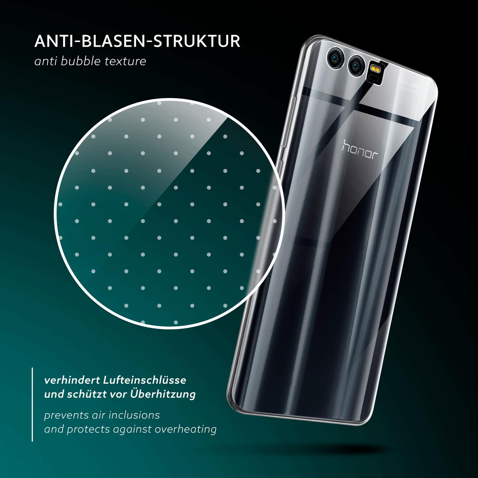 moex Aero Case Huawei Honor 9 durchsichtig aus Silikon – Weiteres Produktbild 6
