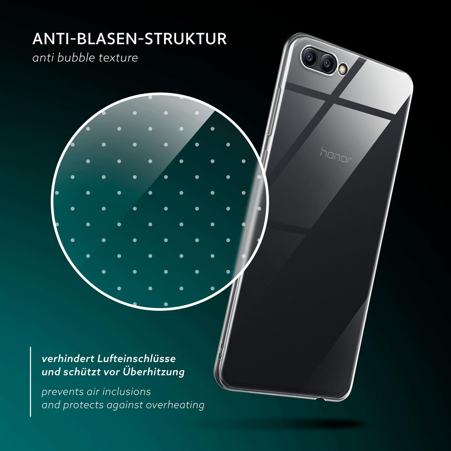 moex Aero Case Huawei Honor View 10 durchsichtig aus Silikon – Weiteres Produktbild 6