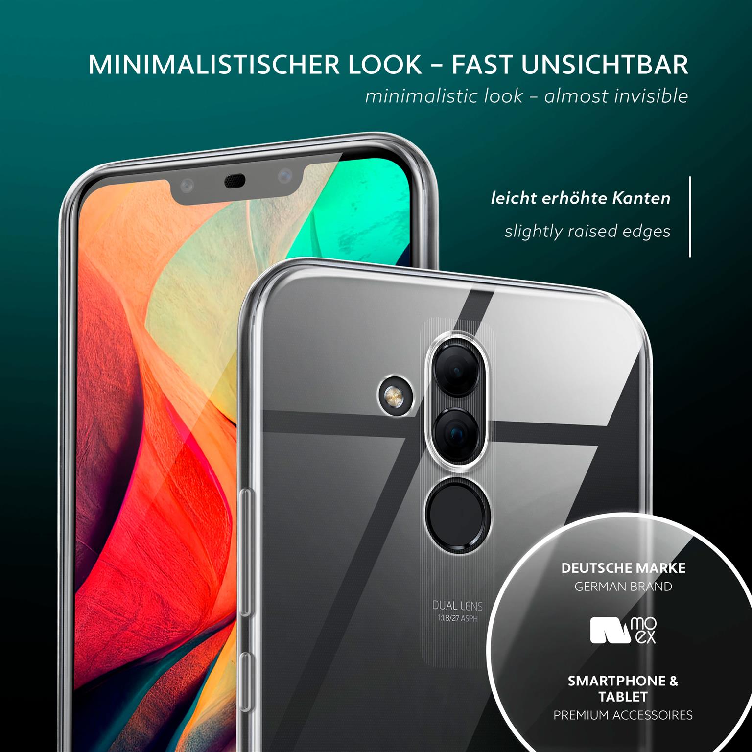 moex Aero Case Huawei Mate 20 Lite durchsichtig aus Silikon – Weiteres Produktbild 4