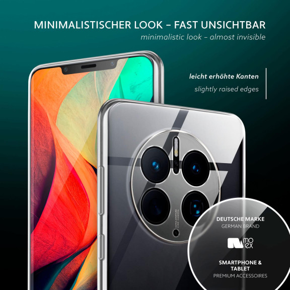 moex Aero Case Huawei Mate 50 Pro durchsichtig aus Silikon – Weiteres Produktbild 4