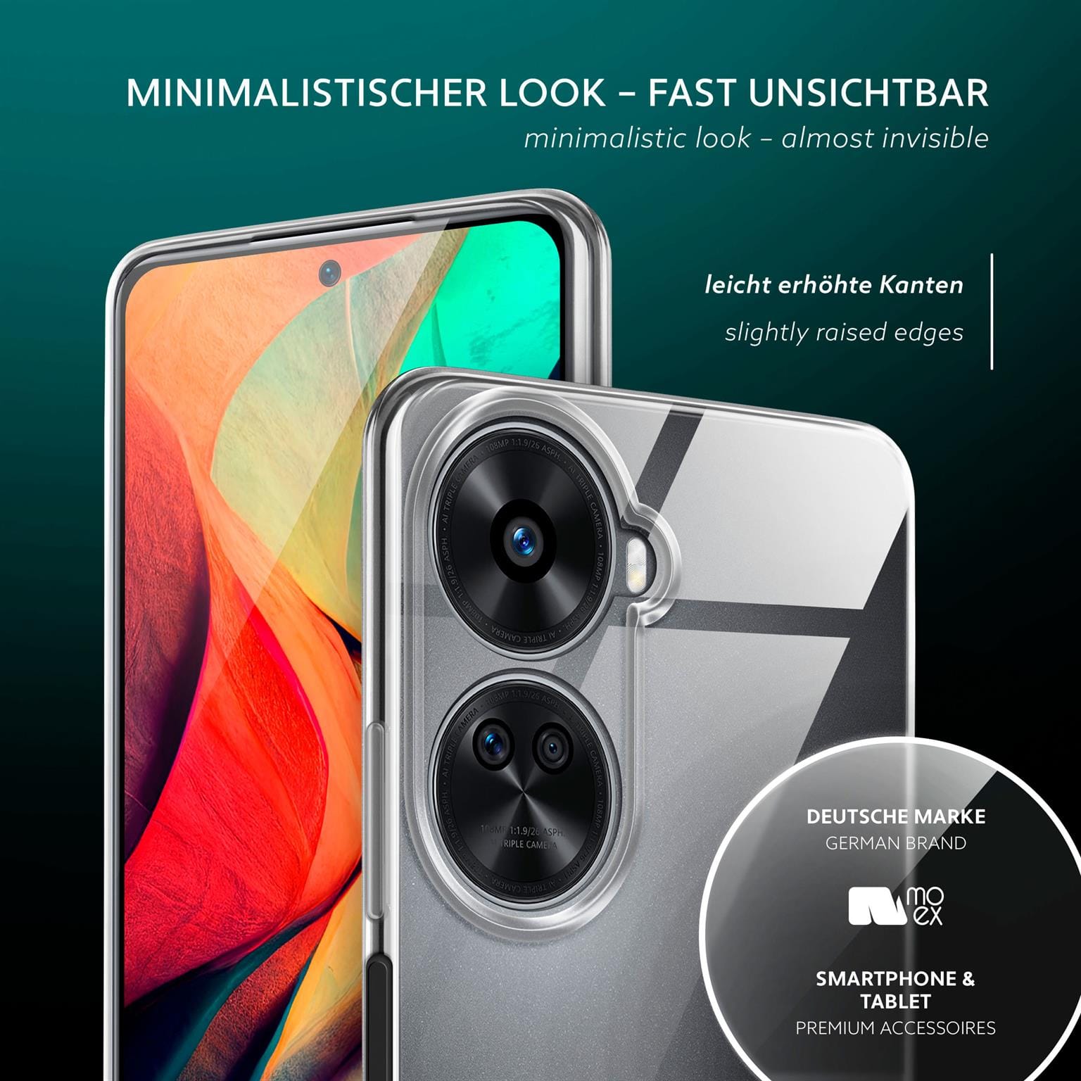 moex Aero Case Huawei nova 12 SE durchsichtig aus Silikon – Weiteres Produktbild 4 moex Aero Case Huawei nova 12 SE durchsichtig aus Silikon – Weiteres Produktbild 4