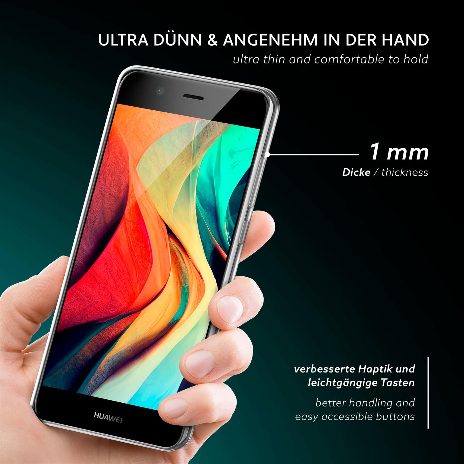 moex Aero Case Huawei nova 2 durchsichtig aus Silikon – Weiteres Produktbild 2